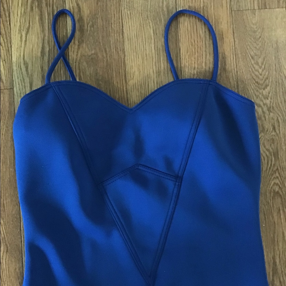 Papaya 🐾 blue mini dress